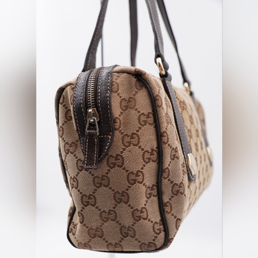 ❌️❌️SOLD❌️❌️M15❤️Gucci GG Canvas Mini Boston - Picture 4 of 15